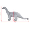 vidaXL Dinosauro Brachiosaurus in Peluche in Piedi Grigio XXL