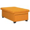 vidaXL Divano Letto Estraibile Giallo Scuro 194 x 50 x 82 cm Tessuto