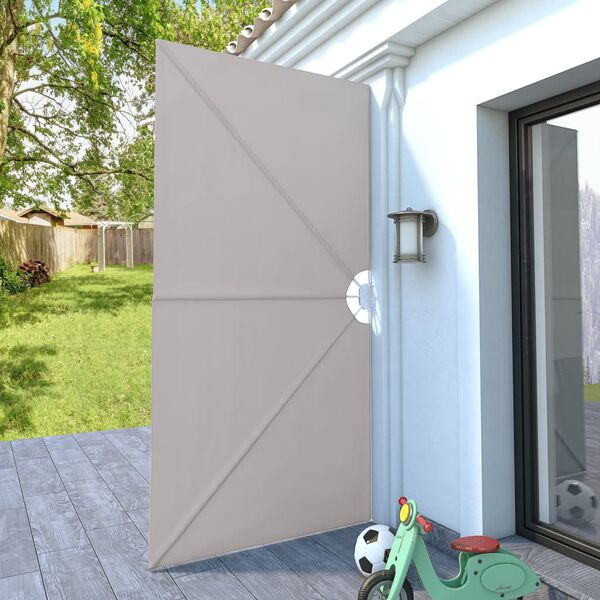 vidaXL Tenda Laterale per Terrazza Pieghevole Crema 300x150 cm