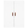 vidaXL Credenza Bianca 69,5x34x180 cm in Legno Multistrato