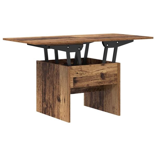 vidaXL Tavolino da salotto Legno vecchio 55 x 54,5 x 45 cm