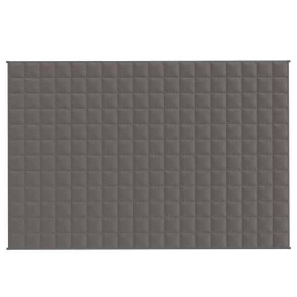vidaXL Coperta Ponderata Grigia 122x183 cm 5 kg in Tessuto
