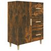 vidaXL Credenza Rovere Fumo 69,5x34x90 cm in Legno Multistrato
