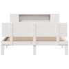 vidaXL Letto Libreria senza Materasso Bianco 150x200 cm Legno di Pino