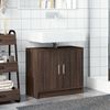 vidaXL Mobile Lavabo Rovere Fumo 63x29x55 cm in Truciolare