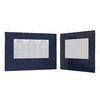 vidaXL Parete per Tendostruttura 2 pz con Finestra in PE Blu