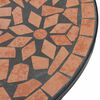 vidaXL Tavolo da Bistrò a Mosaico Terracotta Ø50x70 cm in Ceramica