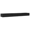 vidaXL Cassetti per letto Rovere Nero 180 x 36,5 x 16,5 cm