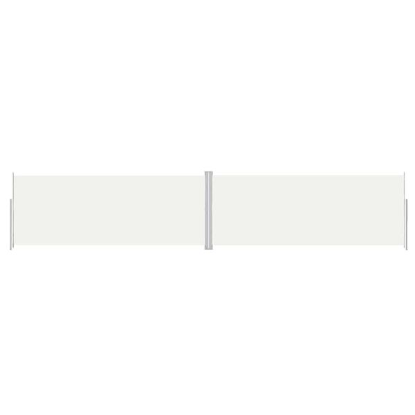 vidaXL Tenda da Sole Laterale Retrattile Crema 200x1000 cm
