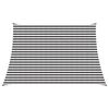 vidaXL Telo Ombra Antracite e Bianco 4 / 5 x 3 m HDPE
