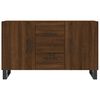vidaXL Credenza Rovere Marrone 100x36x60 cm in Legno Multistrato
