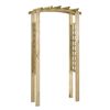 vidaXL Arco a Traliccio 110x60x210 cm in Pino Massello Impregnato