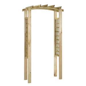 vidaXL Arco a Traliccio 110x60x210 cm in Pino Massello Impregnato