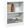 vidaXL Libreria Bianca 60x24x76 cm in Legno Multistrato