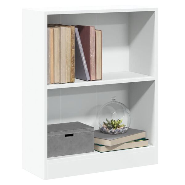 vidaXL Libreria Bianca 60x24x76 cm in Legno Multistrato