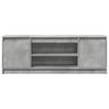 vidaXL Mobile Porta TV con LED Grigio Cemento 139,5x34x50cm Truciolato
