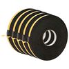 vidaXL Nastro adesivo in schiuma 5 pz Nero 15mm x 10m Schiuma CR