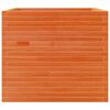 vidaXL Fioriera Giardino Marrone Cera 80x80x68,5cm Legno Massello Pino