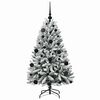 vidaXL Albero di Natale artificiale con 150 LED Verde e Bianco 120 cm