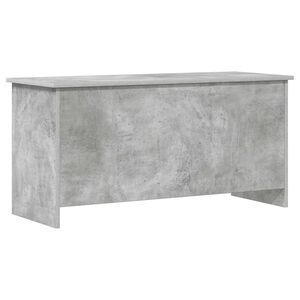 vidaXL Cassa di stoccaggio Grigio Cemento 100 x 40 x 50 cm