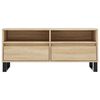 vidaXL Mobile TV Rovere Sonoma 100x34,5x44,5 cm in Legno Multistrato