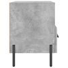 vidaXL Comodini 2 pz Grigio Cemento 40x35x47,5 cm in Legno Multistrato