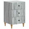 vidaXL Armadio da Notte con cassetto Grigio Sonoma 43x 41 x 66,5 cm