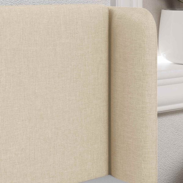 vidaXL Orecchia della Testata Crema 40,5 x 40,5 x 4 cm Tessuto