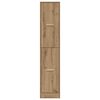 vidaXL Mobiletto da Farmacia Artigianale Rovere 30x41x144,5 cm Legno Agglomerato
