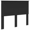vidaXL Testiera Rovere Nero 100 cm Legno ingegnerizzato
