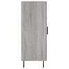 vidaXL Credenza Grigio Sonoma 34,5x34x90 cm in Legno Multistrato