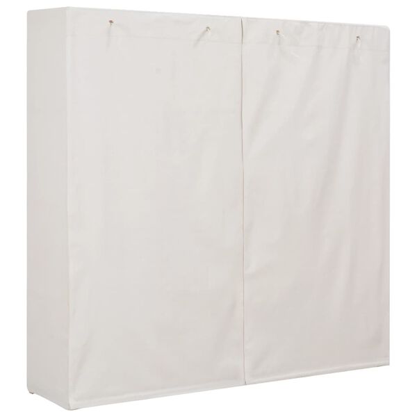 vidaXL Armadio Bianco 173x40x170 cm in Tessuto