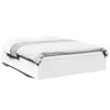 vidaXL Giroletto Bianco 150x200 cm in Legno Multistrato