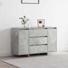vidaXL Credenza Grigio cemento 120 x 41 x 75 cm Legno multistrato