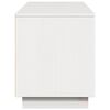 vidaXL Mobile Porta TV Bianco 156x37x45 cm in Legno Massello di Pino