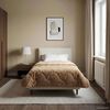 vidaXL Duvet Estivo Talpa 155 x 200 cm Microfibra e Fleece Teddy