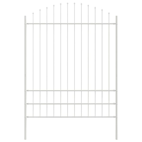 vidaXL Recinzione per Giardino 6 pcs Bianco 170 x 225 cm