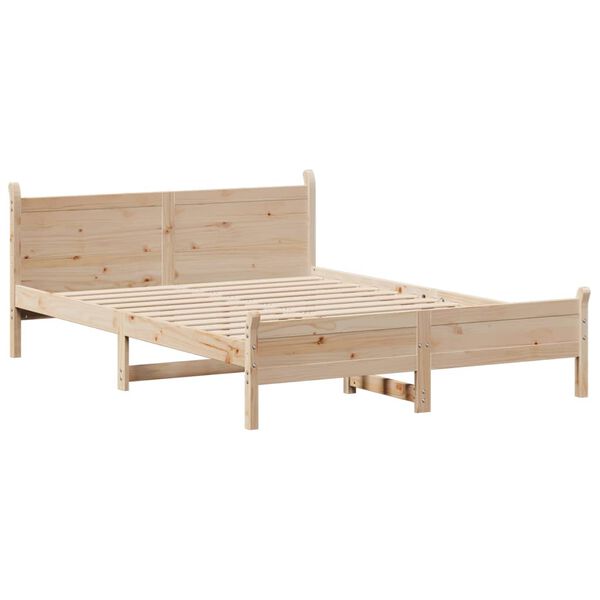 vidaXL Letto senza Materasso 150x200 cm in Legno Massello di Pino