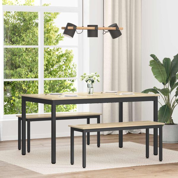 vidaXL Tavoli da pranzo METALLO