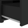 vidaXL Mobile TV VISNES Nero 100x40x38 cm in Legno Multistrato