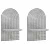 vidaXL Scaffale da parete 2 pz Grigio Cemento 23 x 13,5 x 37,5 cm