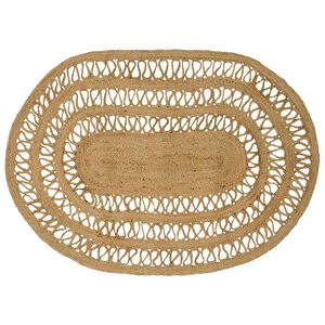 vidaXL Tappeto da Area Naturale 100 x 152 cm Juta