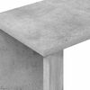 vidaXL Tavolino Grigio cemento 35 x 25 x 50 cm Legno multistrato