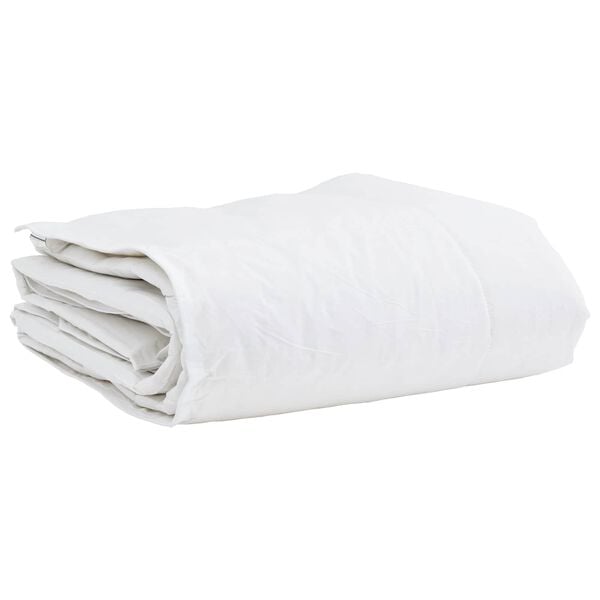vidaXL Duvet Invernale con cuscino 2 pcs Bianco Piuma d'anatra