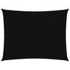 vidaXL Parasole a Vela Oxford Rettangolare 6x7 m Nero