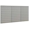 vidaXL Pannelli per Utensili a Parete 3 pz 40x58 cm Acciaio