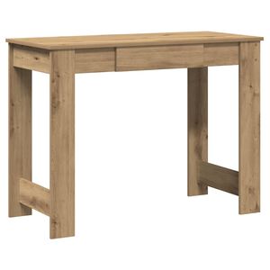vidaXL Scrivania Rovere Artigianale 100x45x75 cm in Legno Multistrato