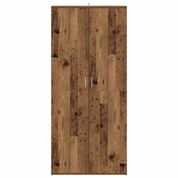 vidaXL Scarpiera Legno Antico 80x39x178 cm in Truciolato