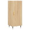 vidaXL Credenza Rovere Sonoma 34,5x34x180 cm in Legno Multistrato