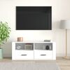 vidaXL Mobile Porta TV Bianco 100x35x40 cm in Legno Multistrato